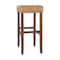 Alaterre Furniture Madison Backless Bar Height Stool True Walnut Finish with Cognac PU AVMA2220 - alternate 8